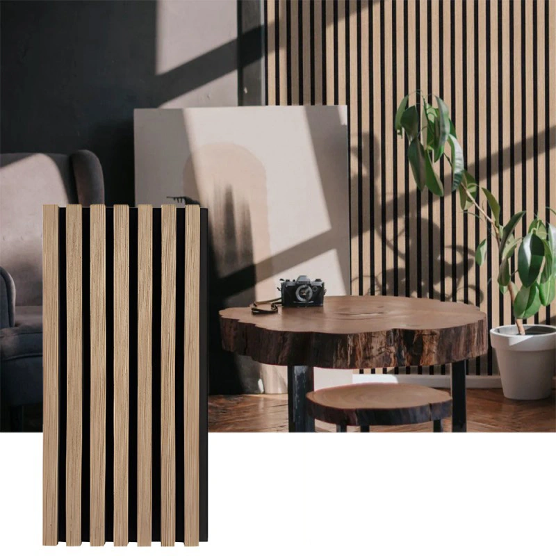 Jak akustický nástěnný panel Wonear Wood Slat zlepšuje pohlcování zvuku v interiéru?