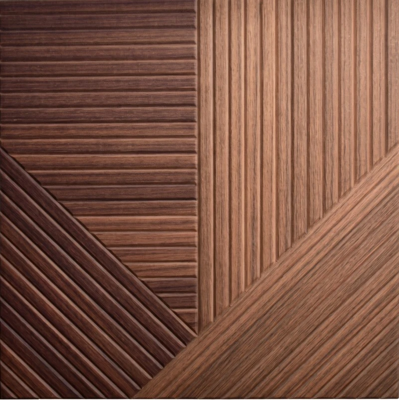 Wonear Boutique Hotel Multi-Tone Lineární dřevěný akustický panel Wonear Boutique Hotel Multi-Tone Lineární dřevěný akustický panel