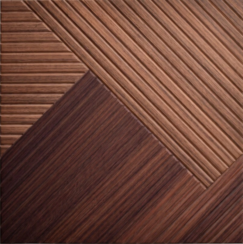 Wonear Maloobchodní showroom Patchwork Wood Acoustic Panel